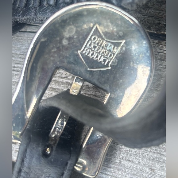 Vintage 90’s Harley-Davidson Black Leather Motorcycle Chaps 34/36x31 - Picture 13 of 13